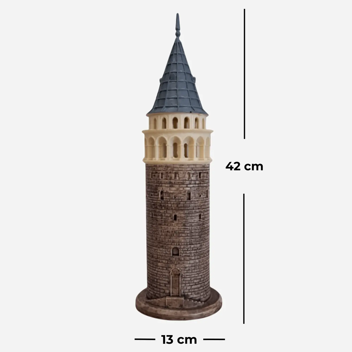 42 cm Galata Kulesi Biblo maxi boy ön görünüm